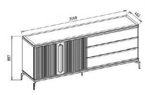 Буфет Монтего MONT-10