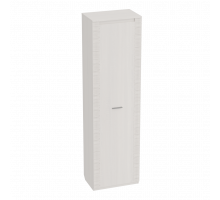 Одностворчатый шкаф с полками для спальни Элана, цвет Бодега белая