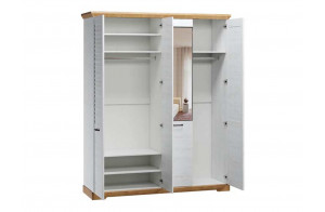 Четырехстворчатый шкаф для одежды СК-8 (СА/ОРН) Кантри с зеркалом